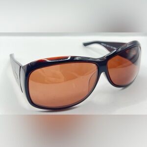 Degrees 001 Brown Oval Oversized Sunglasses Frames Only